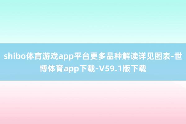 shibo体育游戏app平台更多品种解读详见图表-世博体育app下载-V59.1版下载