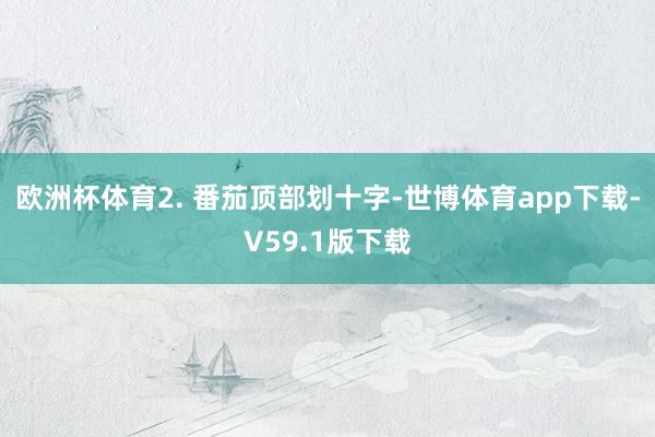 欧洲杯体育2. 番茄顶部划十字-世博体育app下载-V59.1版下载